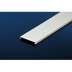 IBOCO COV-22W Wire Duct Cover, 6.56 ft L, Rigid PVC, White