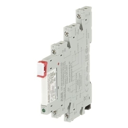 ABB 1SVR405541R3110 Interface Relay, 6 A, 1 Form C SPDT Contact, 24 V AC/DC V Coil