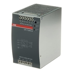 ABB 1SVR427054R0000 CP-T 3-Phase Power Supply, 340 to 575 VAC/480 to 820 VDC Input, 24 VDC Output, 120 W Power Rating, 5 A, DIN Rail Mount
