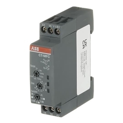 ABB 1SVR508020R0000 Time Relay, 0.05 s to 100 h Setting, 24 to 48 V DC/24 to 240 V AC, 1 Form C SPDT Contact