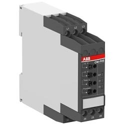 ABB 1SVR730794R1300 CM-S Universal 3-Phase Multi-Function Monitoring Relay, 160 to 300 VAC, 2 to 4 A, 2CO DPDT Contact, 160 to 300 VAC V Coil