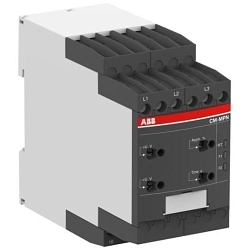 ABB 1SVR750487R8300 CM-N 3-Phase Multi-Function Monitoring Relay With Selectable Trip Delay, 350 to 580 VAC, 2 to 4 A, 2CO SPDT Contact, 350 to 580 VAC V Coil