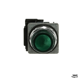 ABB A3L4AA-6L5G Pilot Lights, 120 V, LED Lens, Panel Mounting