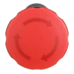 ABB CE4T-10R-01 CE4T Compact Non-Illuminated Pushbutton, 0.03 mm H x 0.04 mm W x 0.073 mm D, 1NC Contact, Push-Lock Twist-Release Operator, Red/Black