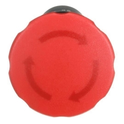 ABB CE4T-10R-02 CE4T Compact Non-Illuminated Pushbutton, 0.03 mm H x 0.04 mm W x 0.073 mm D, 2NC Contact, Push-Lock Twist-Release Operator, Red/Black