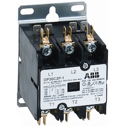 ABB DP30C2P-4 Definite Purpose Contactor, 480 VAC V Coil, 2NO Contact, 2 Poles
