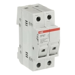 ABB E92/30SCC E90CC Fuse Holder, 600 V AC/DC, 30 A, 3 W Power Rating, 10 to 16 AWG Wire, 2 Poles