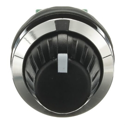 ABB MT-310B Modular Speed Potentiometer With Chrome Bezel, 2 W Power Rating, 10 kOhm, 280 deg Rotation