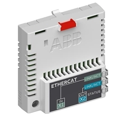 ABB FECA-01-KIT F Series Fieldbus Adapter Module, For Use With ACS355, ACS580, ACS850, ACS880 Series AC Drives, CANopen® DSP 402 Device Profile Drives and Motion Control, 65535 Max Devices, 100 Mbps Baud Rate, 40 deg C Ambient