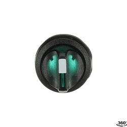 ABB M2SS2-11G M2SS Modular Illuminated Selector Switch, 0.05 mm L x 0.048 mm W x 0.03 mm H, Short Lever Operator, 2 Positions, Green