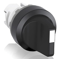 ABB M2SS3-10B M2SS Modular Non-Illuminated Selector Switch Operator, 0.05 mm L x 0.048 mm W x 0.03 mm H, Spring Return/Short Handle Operator, 2 Positions
