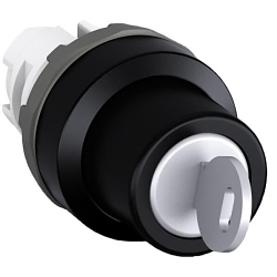 ABB M2SSK1-102 Modular Non-Illuminated Selector Switch, 0.048 m W x 0.063 m D x 0.03 m H, Selector Switch Operator, 2 Positions, Black