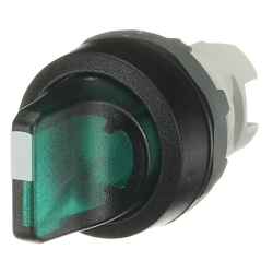 ABB M3SS1-11G Modular Rotary Illuminated Selector Switch, 0.048 x 0.03 x 0.05 mm, Maintained Operator, Green