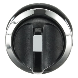 ABB M3SS2-30B M3SS Modular Non-Illuminated Selector Switch, 0.05 mm L x 0.048 mm W x 0.03 mm H, Short Lever Operator, 3 Positions, Black