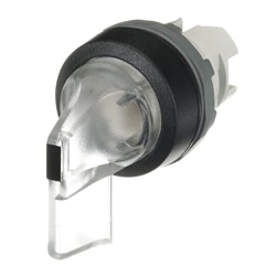 ABB M3SS4-11C Modular Illuminated Selector Switch, 0.03 m H x 0.048 m W x 0.05 m D, 3 Positions, Clear