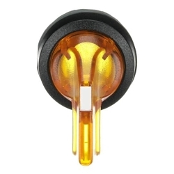 ABB M3SS4-11Y Modular Illuminated Selector Switch, 0.03 m H x 0.048 m W x 0.05 m D, 3 Positions, Yellow