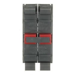 ABB MCB-02 Modular Non-illuminated Contact Block, 22 mm, 2NC Contact, 6 A at 230 VAC, 5 A at 24 VDC, 1.1 A at 125 VDC Contact