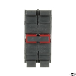 ABB MCB-02 Modular Non-illuminated Contact Block, 22 mm, 2NC Contact, 6 A at 230 V AC, 5 A at 24 V DC, 1.1 A at 125 V DC Contact