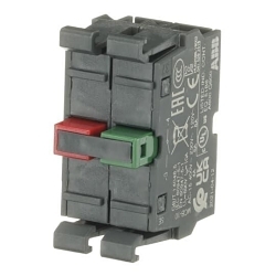 ABB MCB-11 Modular Non-illuminated Contact Block, 22 mm, 1NO-1NC Contact, 6 A at 230 VAC, 5 A at 24 VDC, 1.1 A at 125 VDC Contact