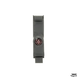 ABB MLBL-01R MLBL 2-Position Illuminated Modular Lamp Block With Integrated LED, 22 mm, 30 mm, LED Lamp, 24 VAC/VDC, Screw Clamp Terminal, Red