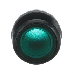 ABB MP1-11G Modular Illuminated Pushbutton Operator, 0.029 mm H x 0.029 mm W x 0.033 mm D, Flush Operator, Momentary Contact, Green