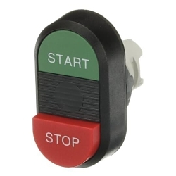 ABB MPD15-11B MPD Modular Non-Illuminated Double Pushbutton Operator, 30 mm, Flush/Extended Operator
