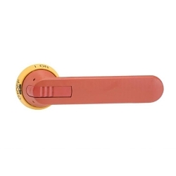 ABB OHY175L12 Pistol Handle With I-O and ON-OFF Indication, 175 mm L x 45 mm W x 66 mm H, Red/Yellow