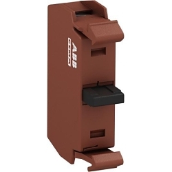 ABB P9B-01VN P9B Contact Block, 22 mm, 1NC Contact, Momentary Action, Brown
