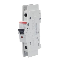 ABB SU201M-K6 High Performance Miniature Circuit Breaker, 277/480Y VAC, 48/96 VDC, 6 A, 10 kA Interrupt, 1 Poles, Thermal Magnetic Trip
