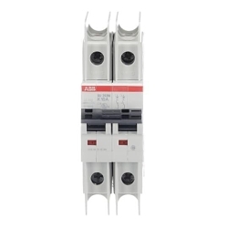 ABB SU202M-K10 Low Voltage Circuit Breaker, 440 V AC, 10 A, 15 kA Interrupt, 2 Poles, Thermal Magnetic Trip