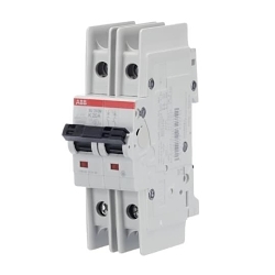ABB SU202M-K20 SU200M High Performance Miniature Circuit Breaker, 277/480Y VAC, 48/96 VDC, 20 A, 10 kA Interrupt, 2 Poles, Thermal Magnetic Trip