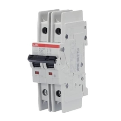 ABB SU202M-K8 SU200M High Performance Miniature Circuit Breaker, 277/480Y VAC, 48/96 VDC, 8 A, 10 kA Interrupt, 2 Poles, Thermal Magnetic Trip
