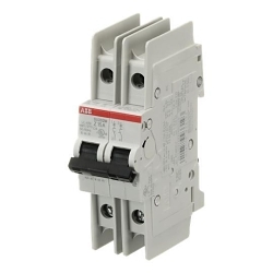ABB SU202M-Z15 SU200M High Performance Miniature Circuit Breaker, 277/480Y VAC, 48/96 VDC, 15 A, 10 kA Interrupt, 2 Poles, Thermal Magnetic Trip