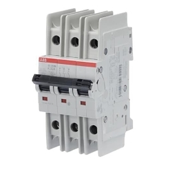 ABB SU203M-K32 SU200M High Performance Miniature Circuit Breaker, 277/480Y VAC, 48/96 VDC, 32 A, 10 kA Interrupt, 3 Poles, Thermal Magnetic Trip