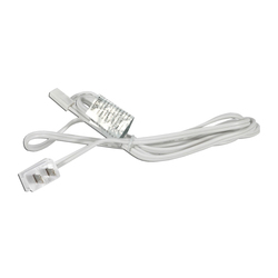 American Lighting ALC-PC6-WH Complete Power Cord With 3-Prong Grounded Plug and Molex Connector, 120 VAC, 6 ft OAL