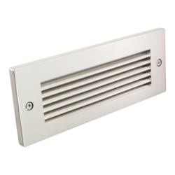 American Lighting BB2-HL-SS Durable Horizontal Louver Faceplate, For Use With BB2 Series 100 to 277 VAC, 60 Hz LED Brick Light, Die Cast Zinc Magnesium