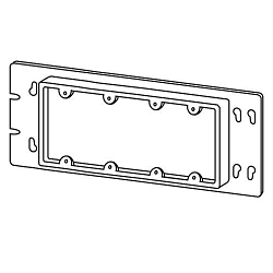 Appleton® 4GC75N Multi-Gang Electric Box Cover, 4-9/16 in L x 10-9/16 in W, Switch Cover, Steel