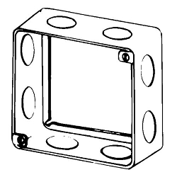 Appleton® ETP™ 4SE-3/4 Square Box Extension Ring, 1-1/2 in D, Steel