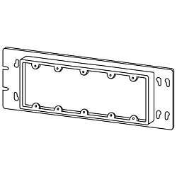 Appleton® 5GC75N Multi-Gang Electrical Box Cover, 4-9/16 in L x 12-5/16 in W, Switch Cover, Steel