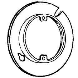 Appleton® 8409 Round Box Cover, 4 in Dia, Steel