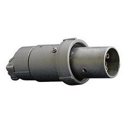 Appleton® Powertite® ACP1034CD ACP 3-Phase Grounding Style 2 Clamping Ring Plug, 250/600 VAC/VDC, 100 A, 4 Poles, 3 Wires
