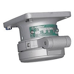 Appleton® Powertite® ADR3044 ADR 3-Phase Grounding Style 1 Pin and Sleeve Receptacle With Spring Door and Screw Cover, 600/250 VAC/VDC, 30 A, 4 Poles, 4 Wires