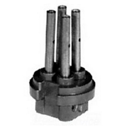 Appleton® Powertite® API6044 3-Phase Grounding Style 1 Pin and Sleeve Plug Interior, 600 V AC/250 V DC, 60 A, 4 Poles, 4 Wires