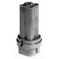 Appleton® Powertite® ARI1044 3-Phase Grounding Style 1 Pin and Sleeve Receptacle Interior, 600 V AC/250 V DC, 100 A, 4 Poles, 4 Wires