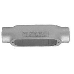 Appleton® UNILETS™ C200-M Type-C Conduit Outlet Body, 2 in Hub, Form 35 Form, 75 cu-in Capacity, Malleable Iron, Triple Coated