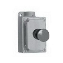 Appleton® Contender™ EDSC2714 1-Gang 1-Circuit Feed-Through Pushbutton Control Station, 600 V AC, 10 A, 1NO-1NC Contact, NEMA 3/7CD/9EFG NEMA Rating