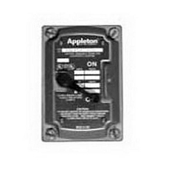 Appleton® Contender™ EDSF22Q Sealed Tumbler Switch Control Station, 120/277 VAC, 20 A, NEMA 3/7CD/9EFG NEMA Rating