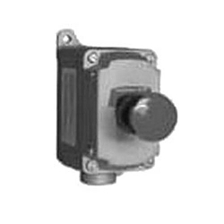 Appleton® EFDB150UM1 1-Gang 1-Circuit Dead End Pushbutton Switch Station, 600 V AC, 10 A, 1NO-1NC Contact, NEMA 3 NEMA Rating