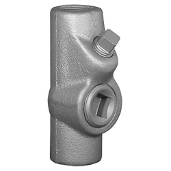 Appleton® UNILETS® EYF-100 Dust-Ignitionproof Explosionproof Raintight Conduit Sealing Fitting, 1 in, For Use With IMC/Threaded Rigid Metallic Conduit, Malleable Iron, Triple Coated
