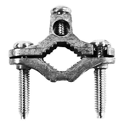 Appleton® NEER™ GC-5 Ground Clamp, 1/2 to 1 in Conduit, 10 AWG Solid to 2 AWG Stranded/8 to 2 AWG Stranded Aluminum Conductor, Die Cast Zinc